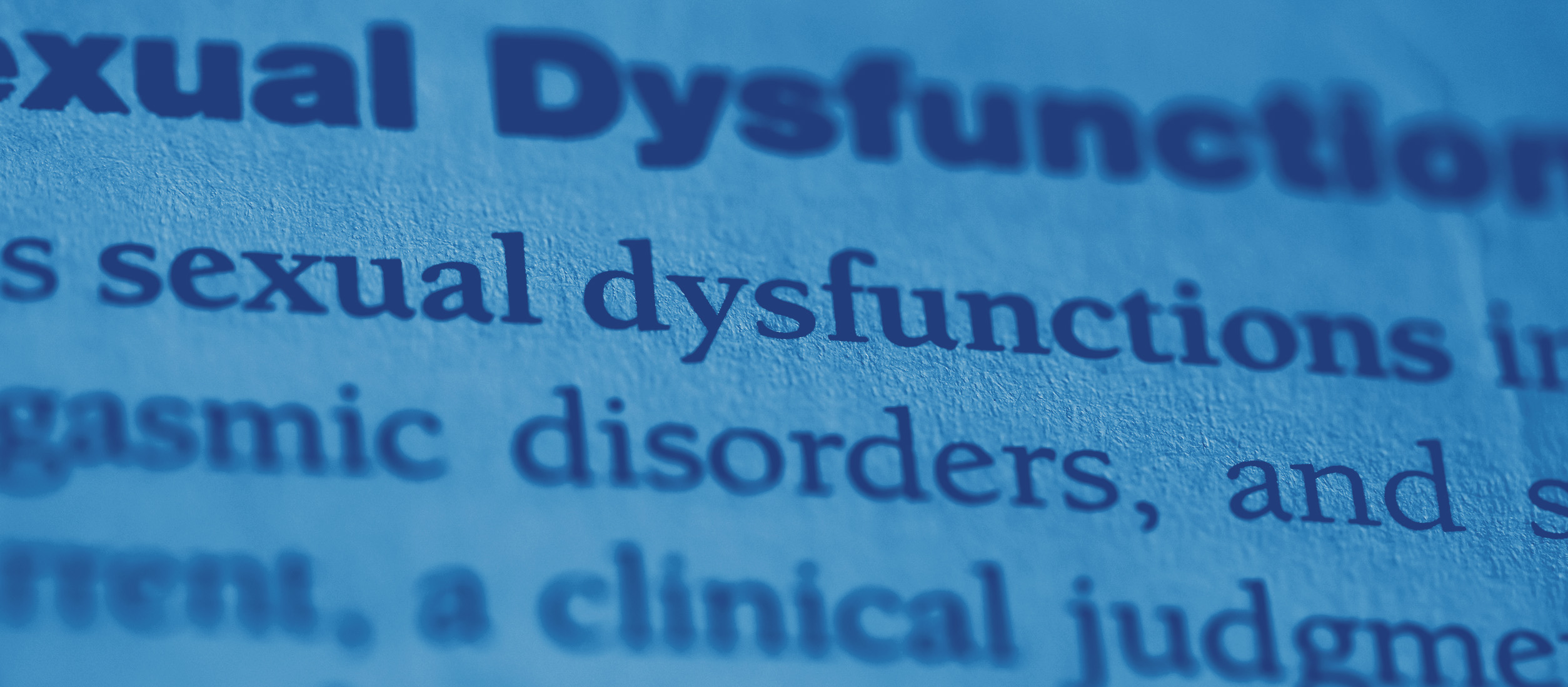 Sexual Dysfunction and Mental Health Sexual Dysfunction and Mental Health